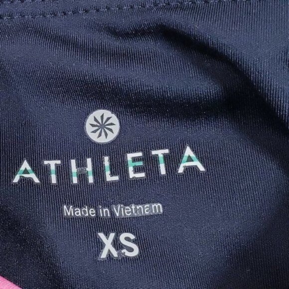 ATHLETA‎ Tropical Precision 7/8 Ankle Tight Legging Birds Of Paradise Mesh XS - Picture 12 of 16